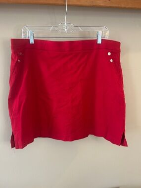Rafaella Red Women's Skort